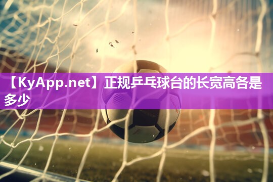 正规乒乓球台的长宽高各是多少