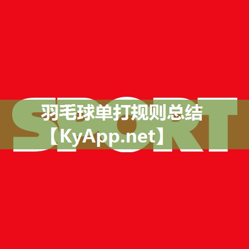 羽毛球单打规则总结